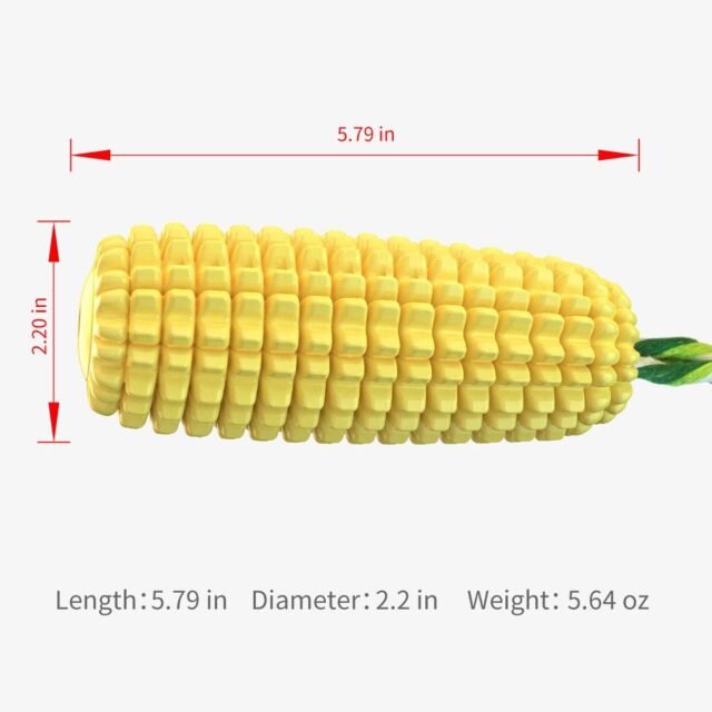 Carllg Dog Chew Toys for Aggressive Chewers, Indestructible Tough Durable Squeaky Interactive Dog Toys, Puppy Teeth Chew Corn Stick Toy for Small Medium Large Breed - Image 7