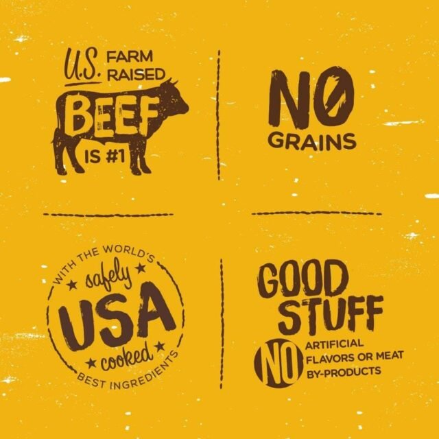 Rachael Ray Nutrish Burger Bites Beef Recipe With Bison Dog Treats, 12 oz. Pouch - Image 2
