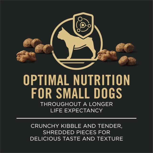 Purina Pro Plan Small Breed Dog Food Shredded Blend Chicken and Rice Formula With Guaranteed Live Probiotics - 34 lb. Bag - Image 4