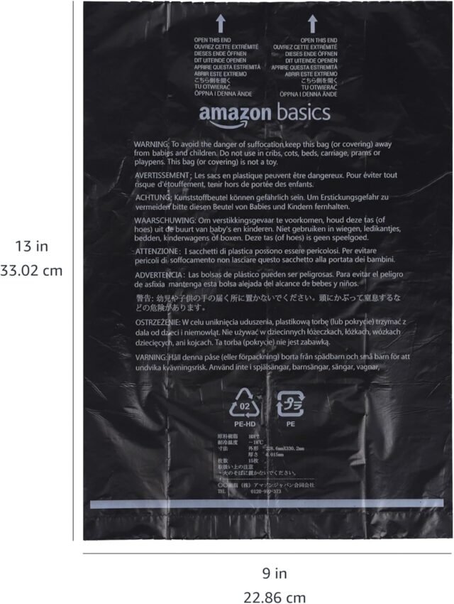 Amazon Basics Dog Poop Bags with Dispenser, 300 Count, Enhanced for Guaranteed Leakproof, Unscented, Includes Leash Clip - Image 3