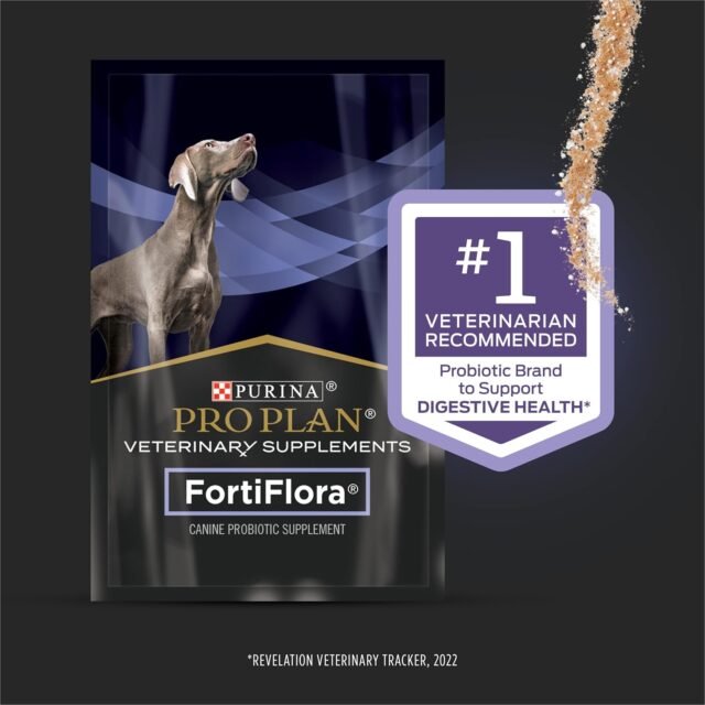 Purina Pro Plan Veterinary Supplements FortiFlora Dog Probiotic Supplement, Canine Nutritional Supplement - 30 Ct. Box - Image 4