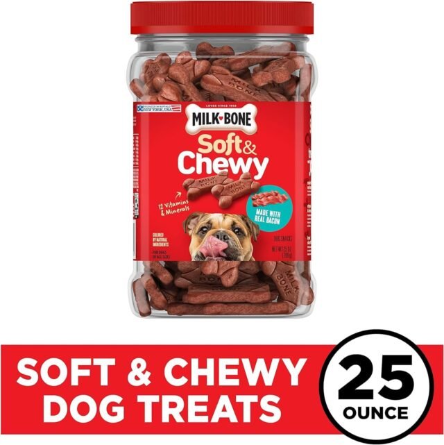 Milk-Bone Soft & Chewy Dog Treats Made with Real Bacon, 25 Ounce - Image 3