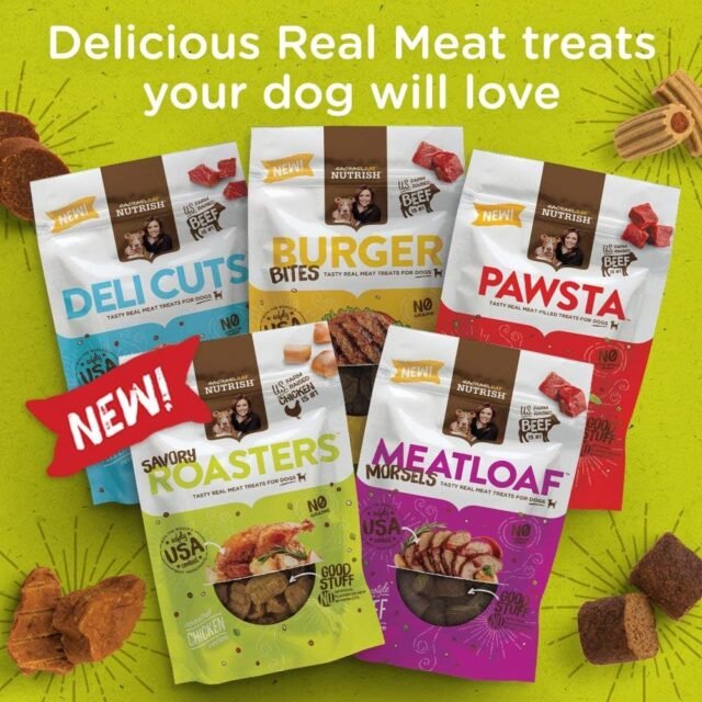 Rachael Ray Nutrish Burger Bites Beef Recipe With Bison Dog Treats, 12 oz. Pouch - Image 5
