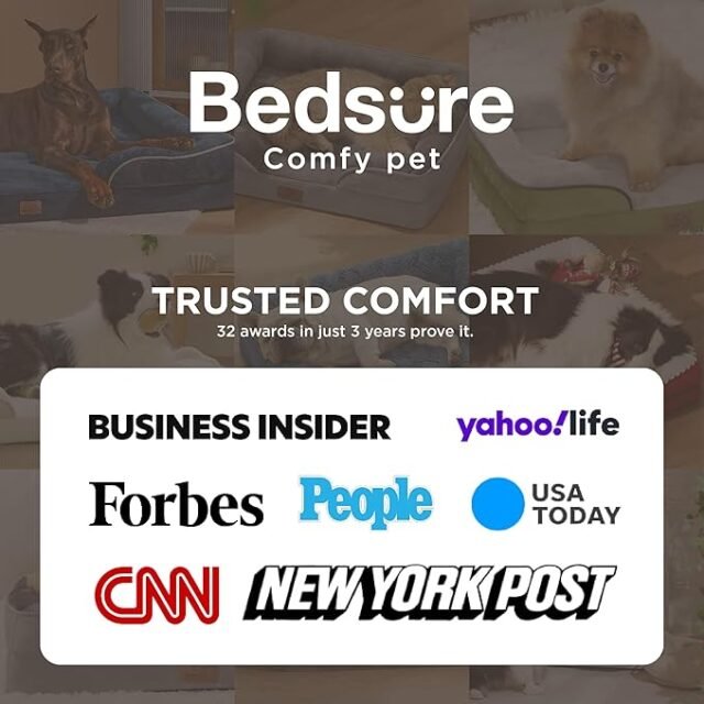 Bedsure Orthopedic Dog Bed Medium Size Dogs - Image 8