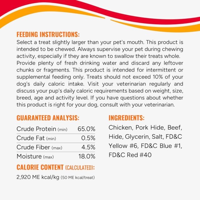 Good ‘n’ Fun Triple Flavor Wings Chews for All Dogs, 12 Ounces, Treat Your Dog to Long-Lasting Chews Made with Chicken, Pork Hide and Beef Hide - Image 7