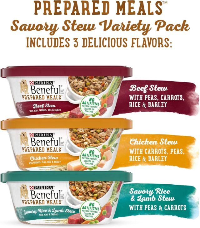 Purina Beneful Gravy Wet Dog Food Variety Pack, Prepared Meals Stew - (12) 10 oz. Tubs - Image 7