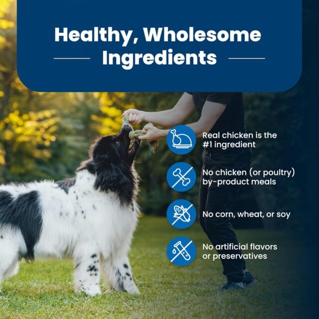 Blue Buffalo Life Protection Formula Adult Dry Dog Food, Helps Build and Maintain Strong Muscles, Made with Natural Ingredients, Chicken & Brown Rice Recipe, 30-lb. Bag - Image 8