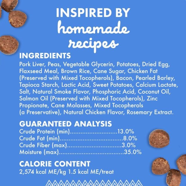 Buddy Biscuits Trainers 10 oz. Pouch of Training Bites Soft & Chewy Dog Treats Made with Bacon Flavor - Image 4