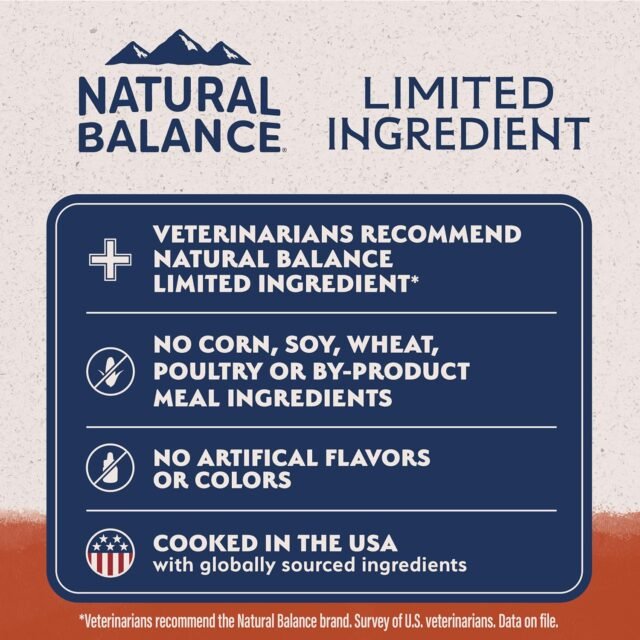 Natural Balance Limited Ingredient Adult Grain-Free Dry Dog Food, Salmon & Sweet Potato Recipe, 24 Pound (Pack of 1) - Image 4