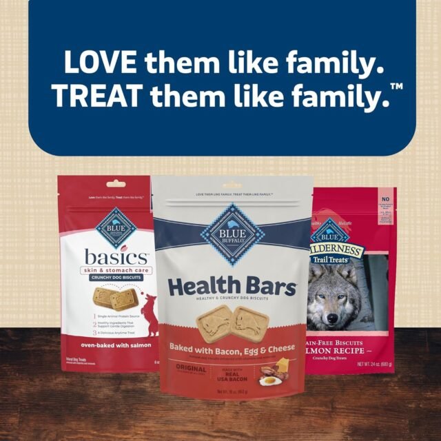 Blue Buffalo Health Bars Crunchy Dog Biscuits, Oven-Baked With Natural Ingredients, Bacon, Egg & Cheese , 16-oz Bag - Image 3