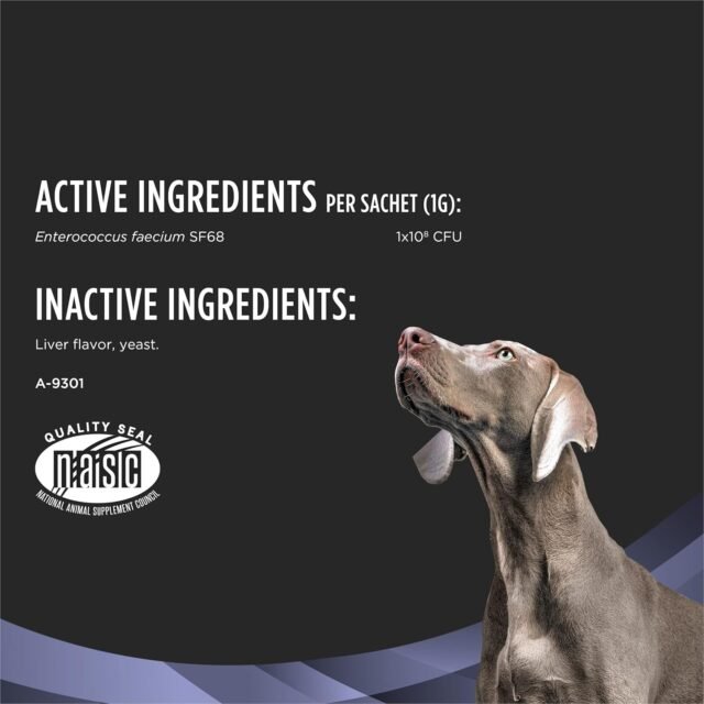 Purina Pro Plan Veterinary Supplements FortiFlora Dog Probiotic Supplement, Canine Nutritional Supplement - 30 Ct. Box - Image 9