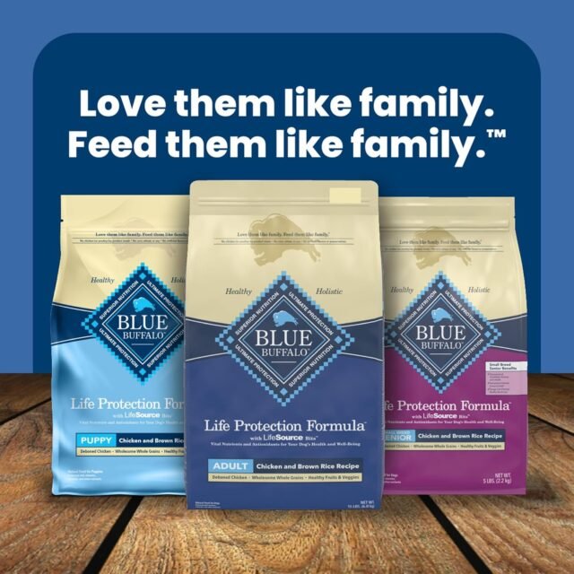 Blue Buffalo Life Protection Formula Adult Dry Dog Food, Helps Build and Maintain Strong Muscles, Made with Natural Ingredients, Chicken & Brown Rice Recipe, 30-lb. Bag - Image 6