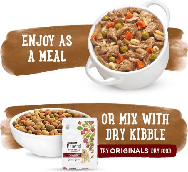 Purina Beneful Gravy Wet Dog Food Variety Pack, Prepared Meals Stew - (12) 10 oz. Tubs - Image 5