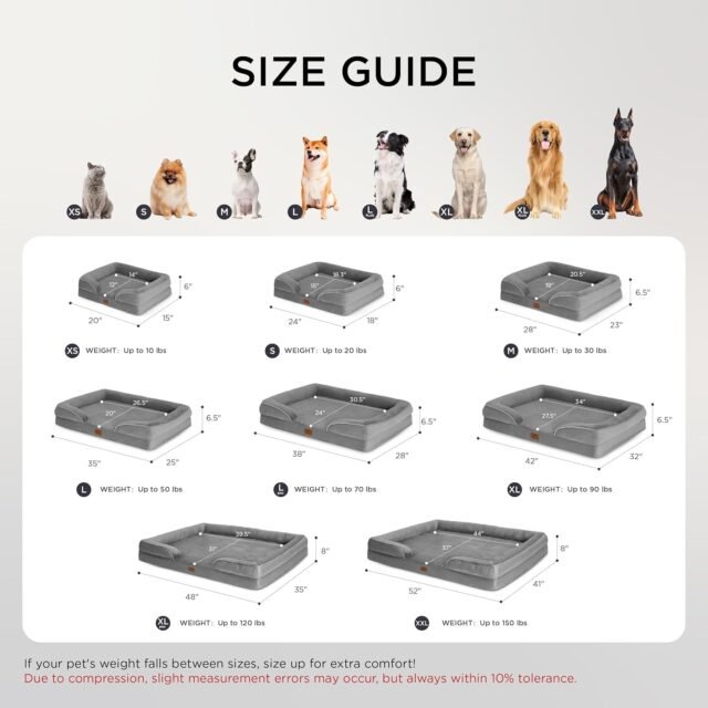 Bedsure Orthopedic Dog Bed Medium Size Dogs - Image 5