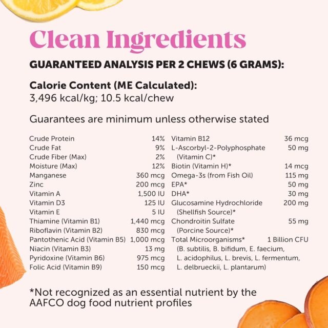 Multivitamin Dog Supplement, Glucosamine chondroitin for Dogs, Probiotics, Omega Fish Oil, Dog Supplements & Vitamins, Vitamins for Skin and Coat Allergies, (Peanut Butter 90 ct) - Image 7
