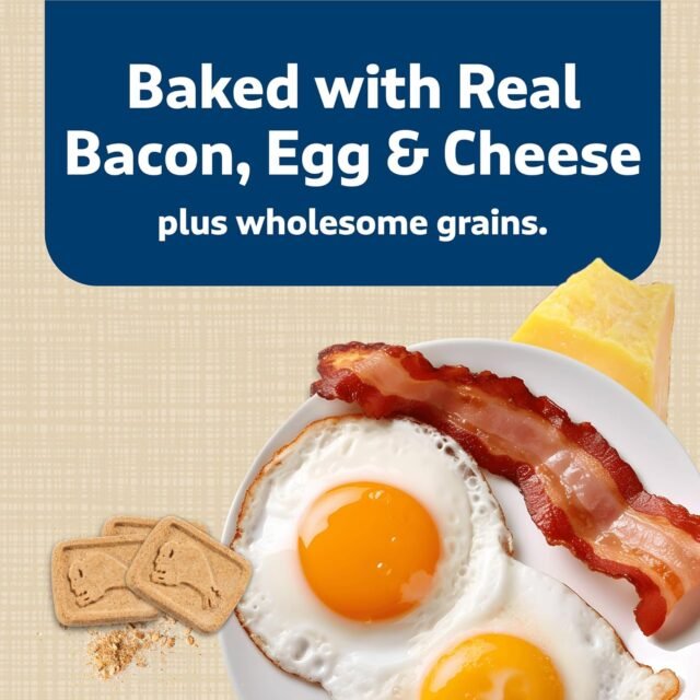 Blue Buffalo Health Bars Crunchy Dog Biscuits, Oven-Baked With Natural Ingredients, Bacon, Egg & Cheese , 16-oz Bag - Image 7